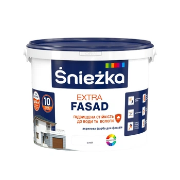 Фарба Sniezka Extra Fasad 10 л 14 кг