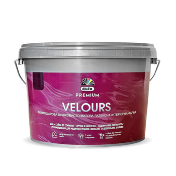 Фарба латексна шовковисто-матова Dufa Velours P110 10 л