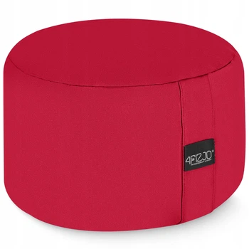 Подушка для йоги и медитации 4FIZJO Zafu круглая 32 x 20 см Red (P-5907739315526)