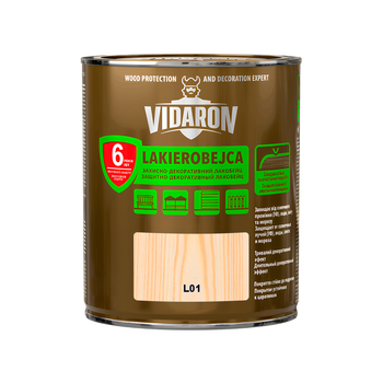 Захисно-декоративний лакобейц Vidaron безбарвний L01 0,75 л