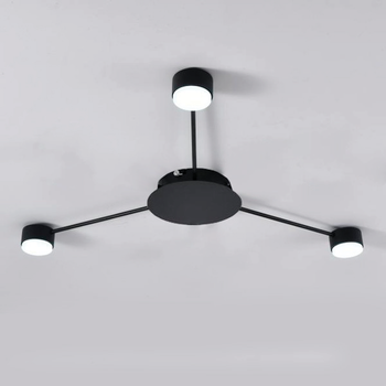 Потолочный светильник LUMINARIA RAY SLIM 3xGX53 BLACK