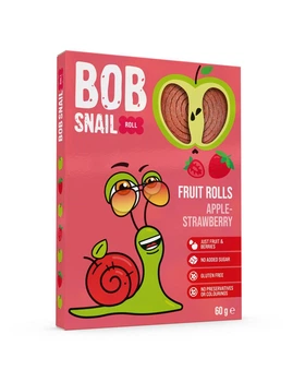 Конфеты Bob Snail Яблочно-Клубничные, 60 г