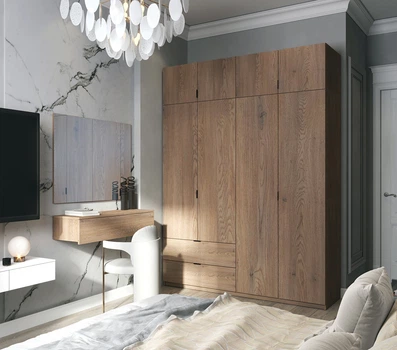 Шкаф распашной с антресолью Doros Лукас 180х50х240 см Канноло (DRS-011882)