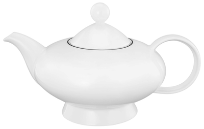 Dzbanek do herbaty Seltmann Lido Black Line porcelanowy 1.25 l (4052212063652)