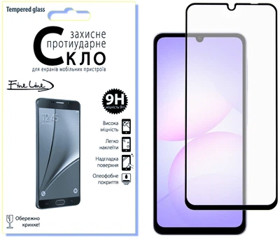 Защитное стекло FINE LINE для смартфона Samsung Galaxy A07 Black (FL-TGFG-406)