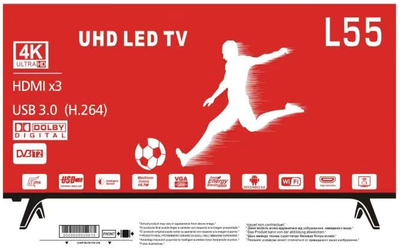 Телевизор LED 50 дюймов 128 см T2 2K android