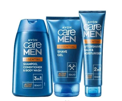 Набір чоловічий для гоління Avon Care Men Essential "Основний догляд" 3-в-1
