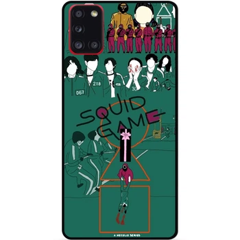Силиконовый чехол Candy для Samsung A02S с рисунком Игра в кальмара