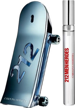 Набір для чоловіків Carolina Herrera 212 Heroes Туалетна вода 90 мл + Туалетна вода 10 мл (8411061092453)