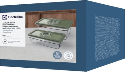 Zestaw pojemników do pakowania próżniowego Electrolux EVFB1 2 szt (7319599037919)