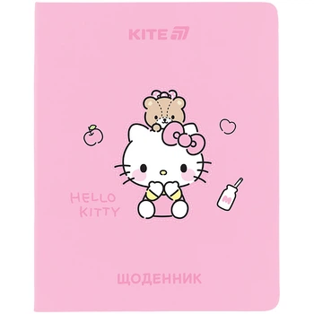 Щоденник шкільний Kite Hello Kitty HK25-264-1, тверда обкладинка, PU