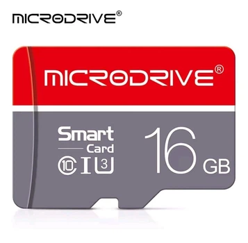 Високошвидкісна карта пам'яті MICRODRIVE micro SD/TF 16Гб з адаптером