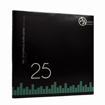 Пакет зовнішній для вінілу Audio Anatomy 25 X PVC 12" Gatefold outer sleeves - 100 Micron