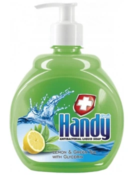 Жидкое мыло Handy Lemon&Green Tea with Glycerin Антибактериальное 500 мл