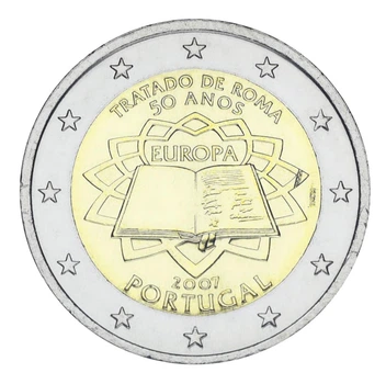 Монета Португалія 2 євро 2007 «Римський договір» UNC (KM#771)
