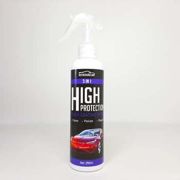 Нано-спрей полироль для кузова с керамическим эффектом RenovaCar High Protection, 250 мл (X-2133)