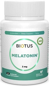 Мелатонін для сну BIOTUS Melatonin 3mg 60Caps