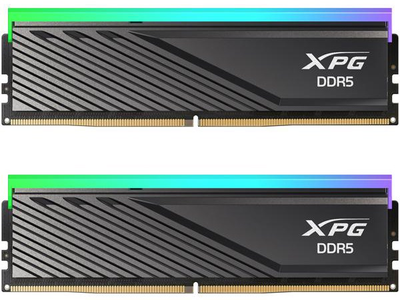 Pamięć RAM ADATA DDR5-6000 49152MB PC5-48000 (Kit of 2x24576) XPG Lancer Blade RGB Black (AX5U6000C3024G-DTLABRBK)