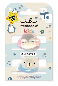 Заколка для волосся invisibobble CLIPSTAR GLOW KIDS Polar Friends