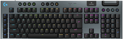 Klawiatura bezprzewodowa Logitech G915 X Lightspeed Switch-Clicky Wireless/Bluetooth/USB Black (920-012709)