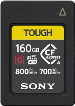 Karta pamięci Sony CFexpress Type A 160GB R800/W700MB/s Tough (CEAG160T.SYM)