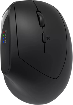 Mysz Canyon MW-25 LED Silent Wireless/Bluetooth Black (CNS-CMSW25)