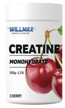 Креатин моногидрат Willmax Creatine Monohydrate 500 г вишня