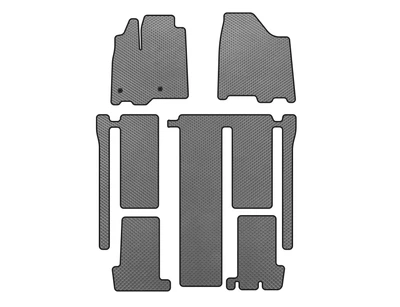 Килимки EVA (3 ряди, Сірий) для Toyota Sienna 2010-2020 рр