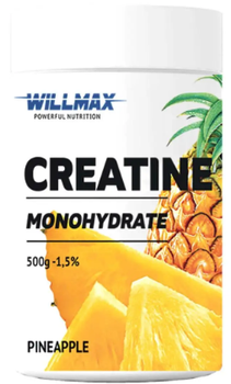 Креатин моногидрат Willmax Creatine Monohydrate 500 г ананас