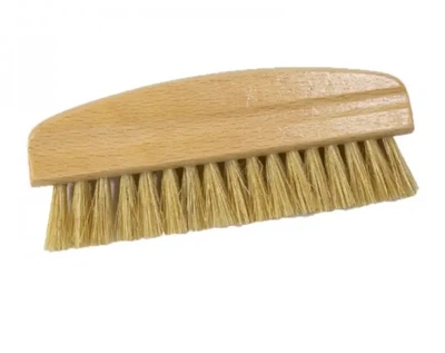 Щетка с мягкой щетиной - NARROW SOFT BRUSH FOR CLEANING DETAILS / PADS NATURAL HAIR(length 120mm, hair 25mm)