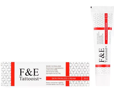 Крем F&E Tattooist Original RED 35г для снижения чувствительности кожи во время косметологических процедур
