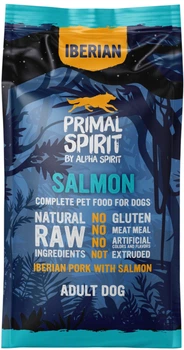 Полнорационный корм Primal Spirit by Alpha Spirit Iberian Salmon для собак, с иберийским лососем 12 кг (IBERD010300918)