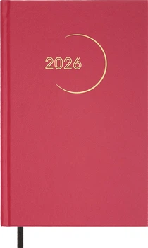 Щоденник датований 2026 Buromax Madam A5 з бумвінілу 320 сторінок Малиновий (BM.21170-29)