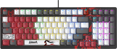 Klawiatura przewodowa A4Tech Bloody S98 Naraka BLMS USB Black/White/Red (4711421000383)