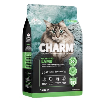 Сухой беззерновой корм холистик для котов всех пород и возрастов Charm Grass-Fed Lamb Чарм с ягненком 5.4 кг (816551001577)