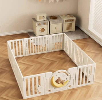 Детский манеж Terrio Sleepy L 180x200 см игровой манеж для детей с безопасной дверцей белый пластиковый манеж для дома и игровой комнаты