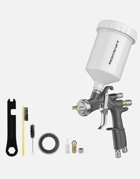 Пневматический краскопульт D1 LVLP Premium Kit Белый