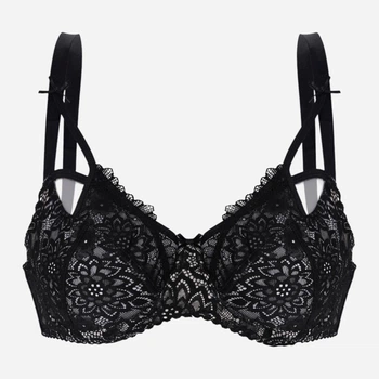 Бюстгальтер с косточками кружевной Glora GL Soft 196664 80B Черный (4753119661063)