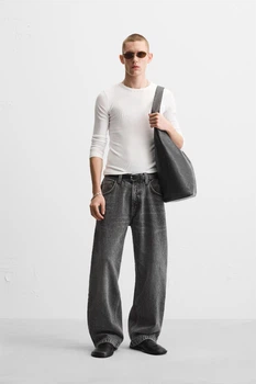 Джинси ZARA Baggy Fit сірий 4048/400/822 32