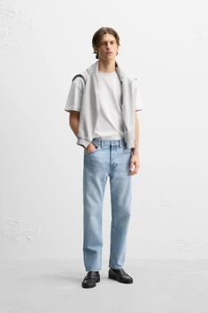 Джинси ZARA Straight Fit синій 1538/455/427 32