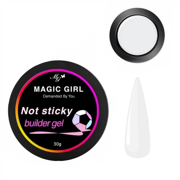 Гель для наращивания ногтей, не липнет к рукам, Builder Gel No Sticky, milky white (молочный), 30мл