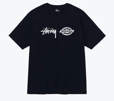 Футболка чоловіча Stussy x Dickies 770137 XS чорний