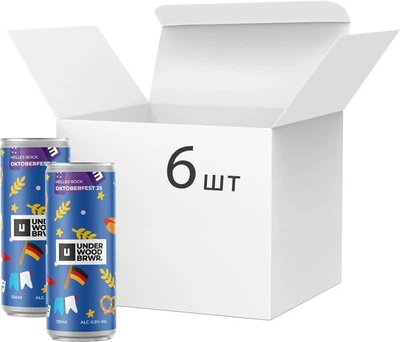 Underwood Brewery OKTOBERFEST 25 світле нефільтроване 0,33 л × 6