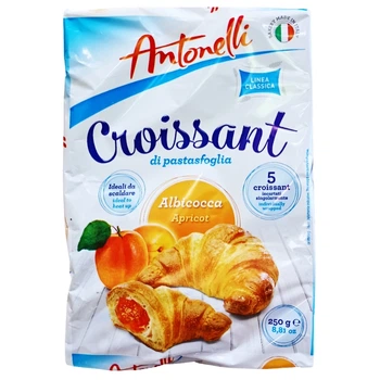 Круасани Antonelli з абрикосовою начинкою 250 г