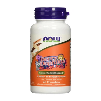 Детский пробиотик NOW Kids Berry Dophilus (60 chewables)