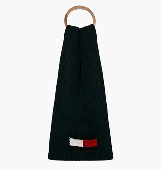 Шарф Tommy Helfiger Big Flag Black AM0AM04040 MISC