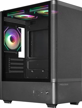 Корпус Prologix Lumi GM-01MAB Mesh Black c 3 ARGB вентиляторами