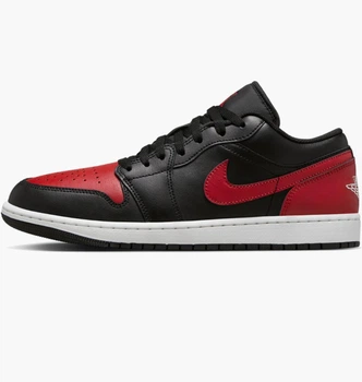 Кросівки Air Jordan 1 Low Red/Black 553558-067 47.5
