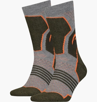 Носки HEAD Hiking Crew Grey (2 пары) 701219910-001 35-38