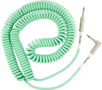 Кабель инструментальный Fender Cable Original Series 30' Coil Surf Green